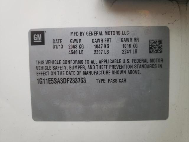 Photo 10 from auction – 2013 CHEVROLET MALIBU 2LT with VIN 1G11E5SA3DF233763