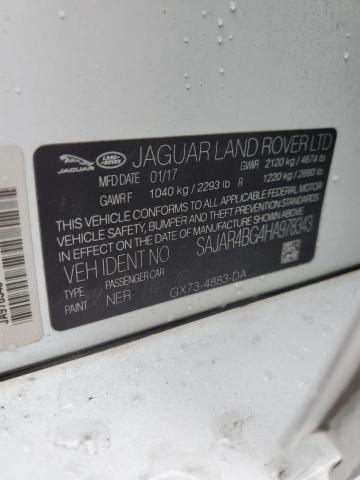 Photo 10 from auction – 2017 JAGUAR XE with VIN SAJAR4BG4HA978343