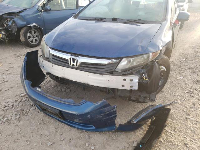 Photo 9 from auction – 2012 HONDA CIVIC LX with VIN 19XFB2F59CE031665