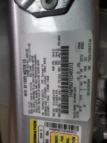 Photo 10 from auction – 2014 FORD FUSION S with VIN 1FA6P0G71E5403512