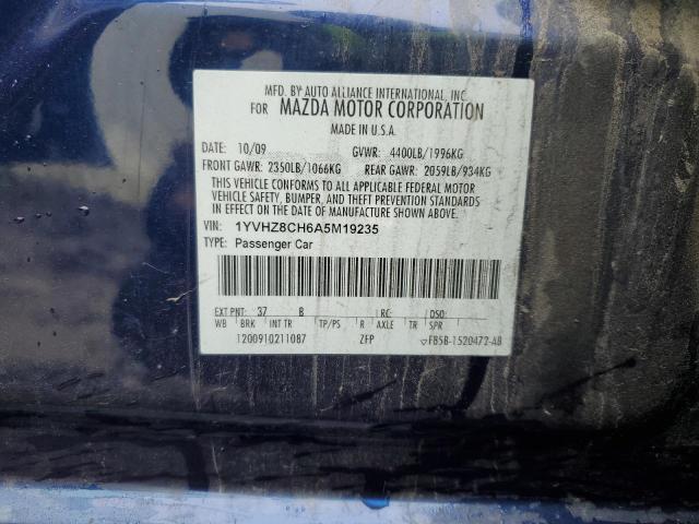 Photo 10 from auction – 2010 MAZDA 6 I with VIN 1YVHZ8CH6A5M19235