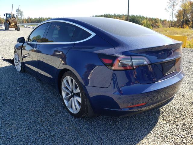 Photo 3 from auction – 2020 TESLA MODEL 3 with VIN 5YJ3E1EB8LF620616