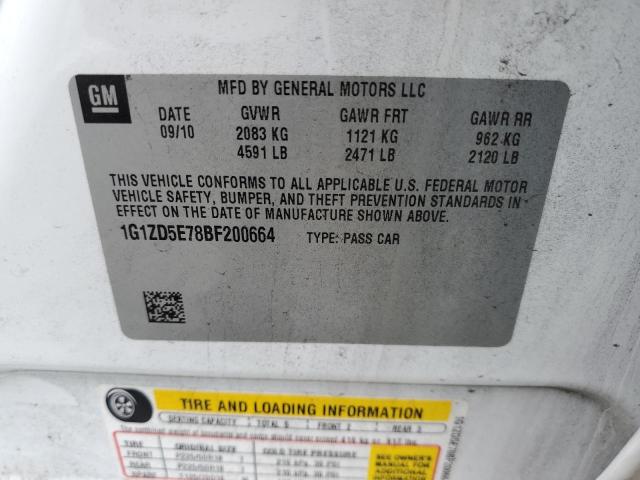 Photo 10 from auction – 2011 CHEVROLET MALIBU 2LT with VIN 1G1ZD5E78BF200664