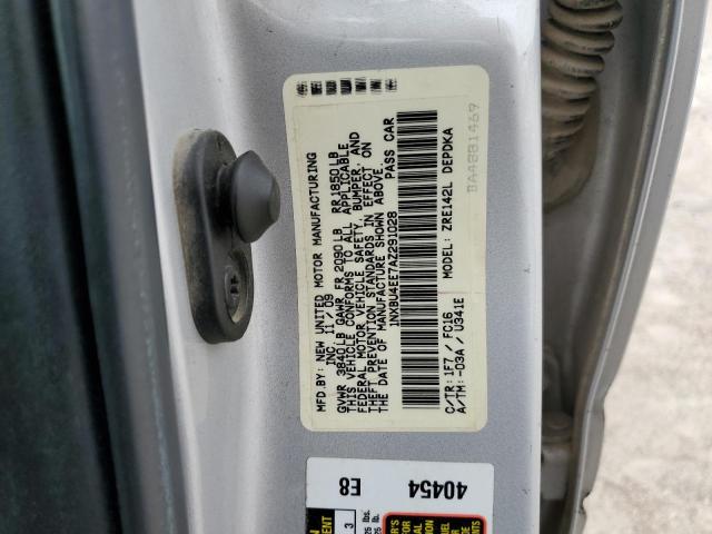 Photo 10 from auction – 2010 TOYOTA COROLLA LE with VIN 1NXBU4EE7AZ291028