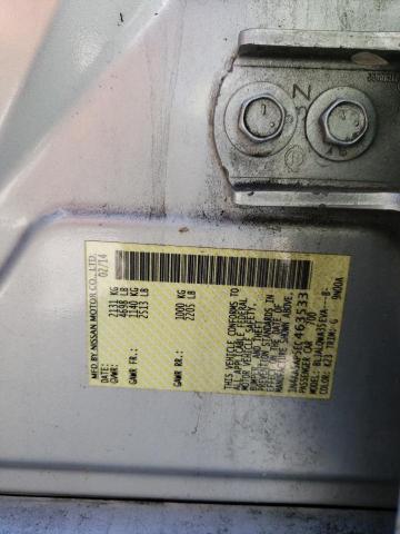 Photo 10 from auction – 2014 NISSAN MAXIMA S with VIN 1N4AA5AP5EC463533