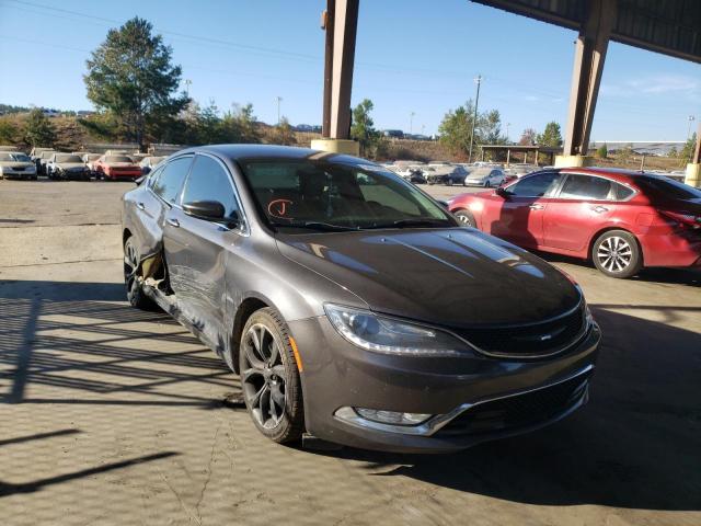 CHRYSLER 200 C 2015 with VIN 1C3CCCCG3FN501575 - Photo from auction