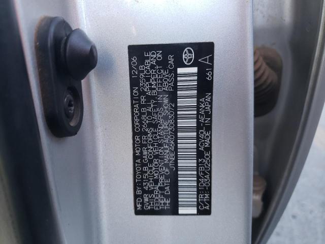 Photo 10 from auction – 2007 TOYOTA CAMRY CE with VIN JTNBE46K073083072