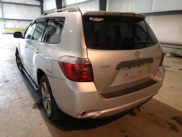 Photo 3 from auction – 2008 TOYOTA HIGHLANDER with VIN JTEES43A682001774