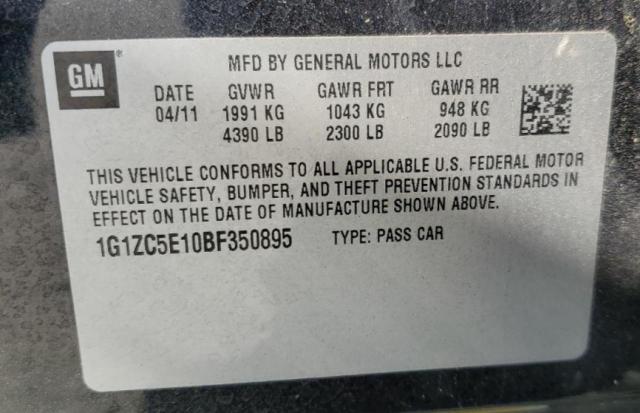 Photo 10 from auction – 2011 CHEVROLET MALIBU 1LT with VIN 1G1ZC5E10BF350895