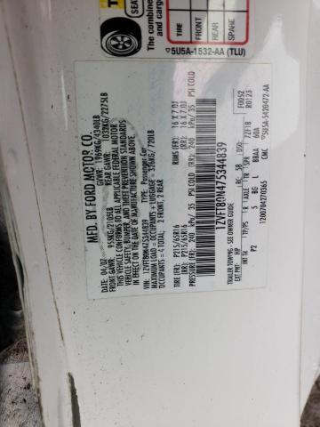Photo 10 from auction – 2007 FORD MUSTANG with VIN 1ZVFT80N475344839