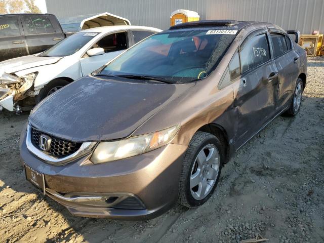 Photo 2 from auction – 2014 HONDA CIVIC LX with VIN 2HGFB2F59EH545525