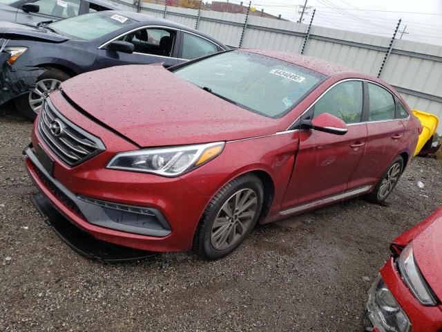 Photo 2 from auction – 2015 HYUNDAI SONATA SPO with VIN 5NPE34AF2FH099715