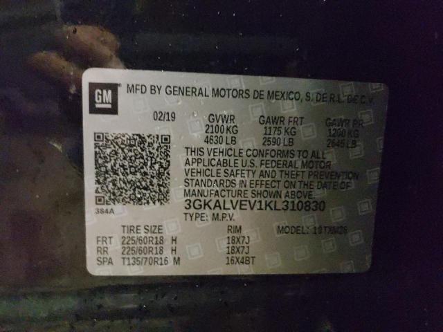 Photo 10 from auction – 2019 GMC TERRAIN SL with VIN 3GKALVEV1KL310830