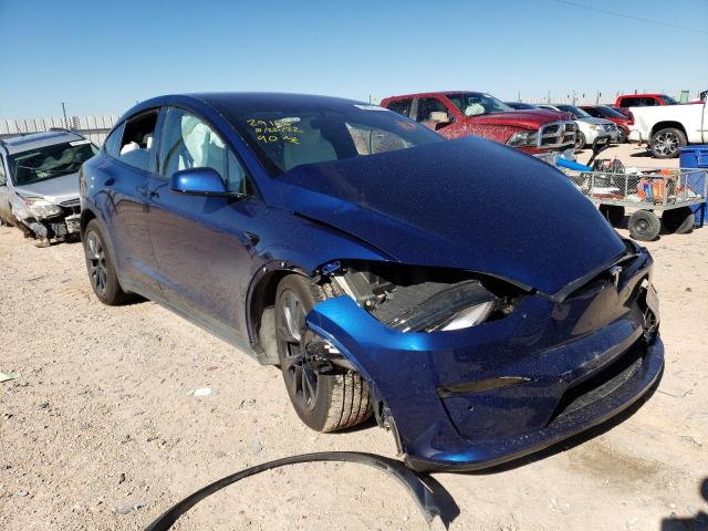 TESLA MODEL X 2022 with VIN 7SAXCBE56NF331408 - Photo from auction