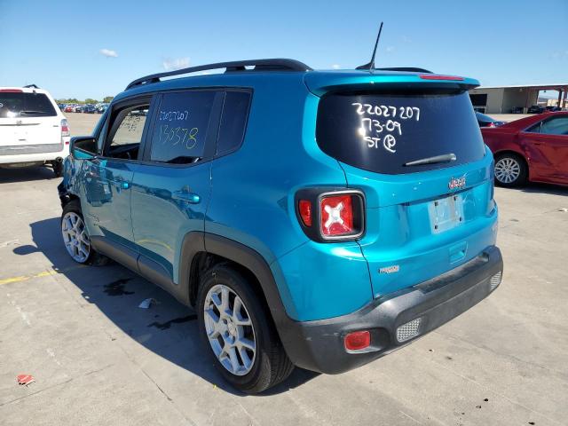 Photo 3 from auction – 2020 JEEP RENEGADE L with VIN ZACNJABB7LPL34643