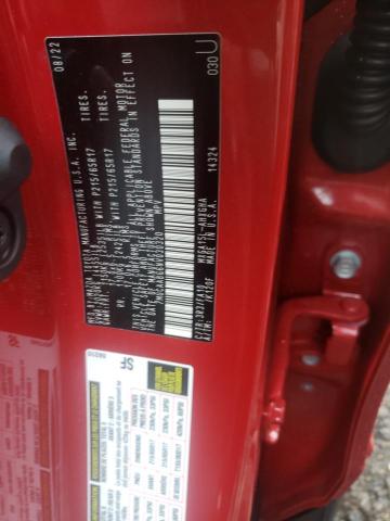 Photo 10 from auction – 2022 TOYOTA COROLLA CR with VIN 7MUCAABG6NV030320