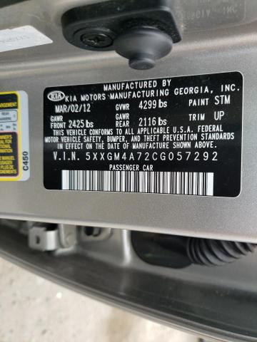 Photo 10 from auction – 2012 KIA OPTIMA LX with VIN 5XXGM4A72CG057292