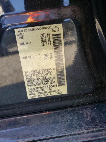 Photo 10 from auction – 2017 NISSAN ALTIMA 2.5 with VIN 1N4AL3AP7HC283568