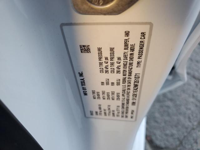 Photo 10 from auction – 2022 TESLA MODEL 3 with VIN 5YJ3E1EA2NF351071
