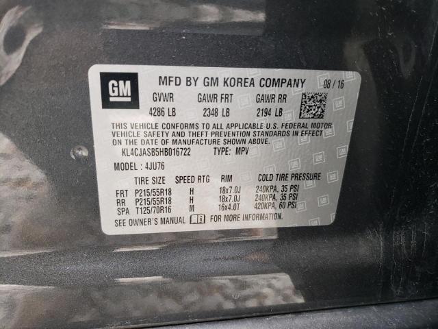 Photo 10 from auction – 2017 BUICK ENCORE PRE with VIN KL4CJASB5HB016722