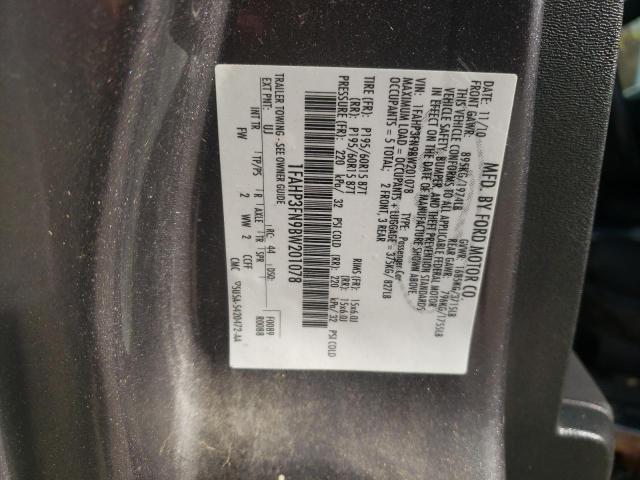 Photo 10 from auction – 2012 FORD FOCUS with VIN 1FAHP3FN9BW201078