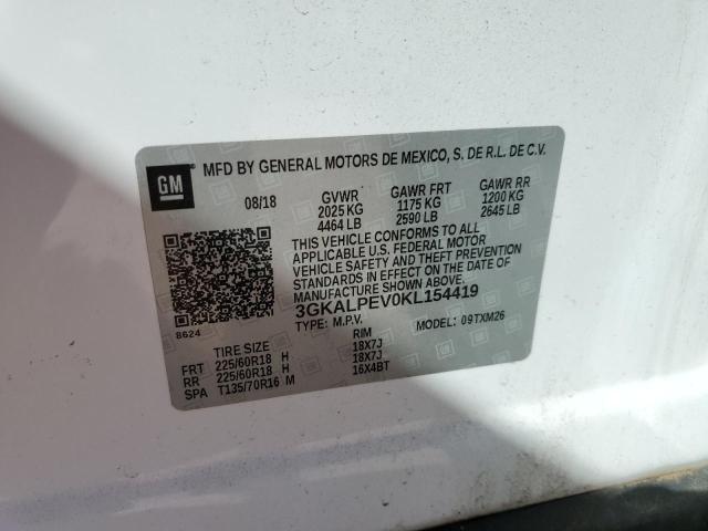Photo 10 from auction – 2019 GMC TERRAIN SL with VIN 3GKALPEV0KL154419