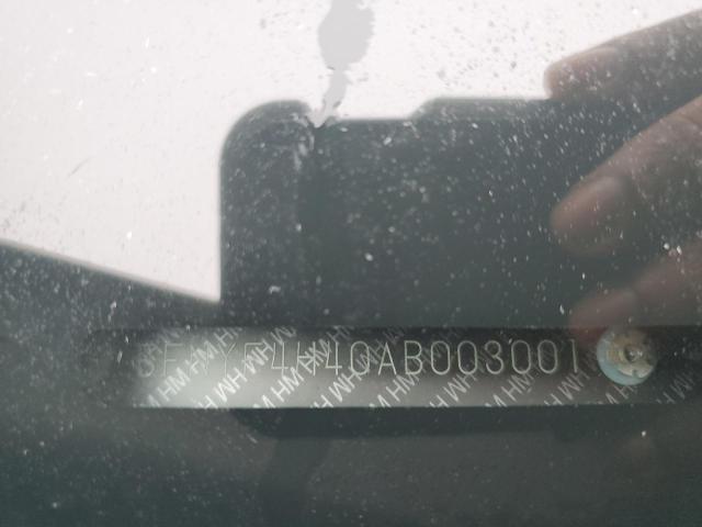 Photo 10 from auction – 2010 HONDA PILOT EX with VIN 5FNYF4H40AB003001