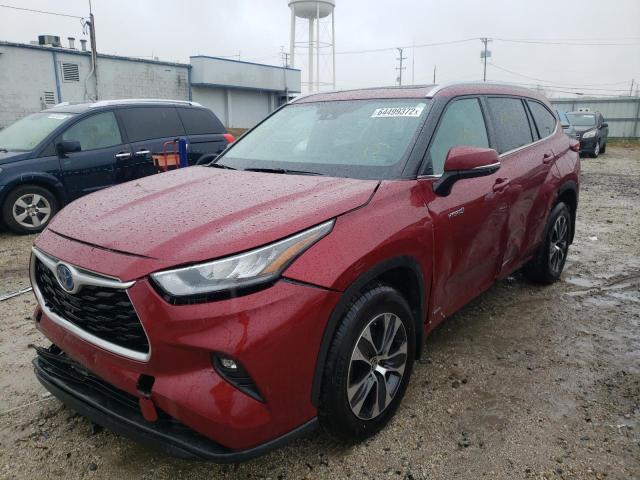 Photo 2 from auction – 2020 TOYOTA HIGHLANDER with VIN 5TDHBRCH2LS001106