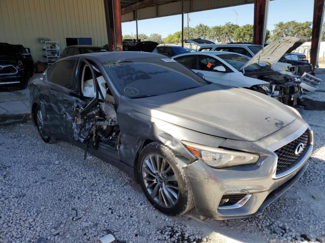 INFINITI Q50 LUXE 2018 with VIN JN1EV7AP1JM366316 - Photo from auction