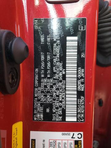 Photo 10 from auction – 2014 TOYOTA 4RUNNER SR with VIN JTEBU5JR3E5198103