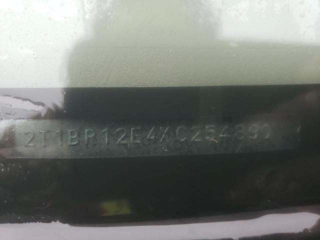 Photo 10 from auction – 1999 TOYOTA COROLLA VE with VIN 2T1BR12E4XC254890