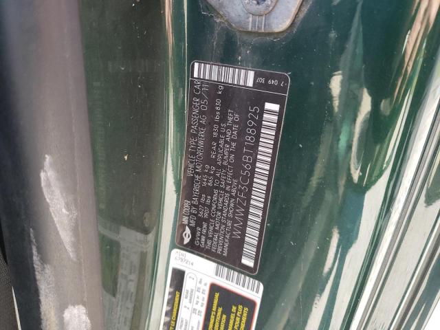 Photo 10 from auction – 2011 MINI COOPER with VIN WMWZF3C56BT188925