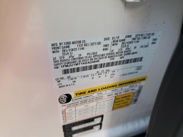 Photo 10 from auction – 2019 FORD EXPEDITION with VIN 1FMJU1MT1KEA24845