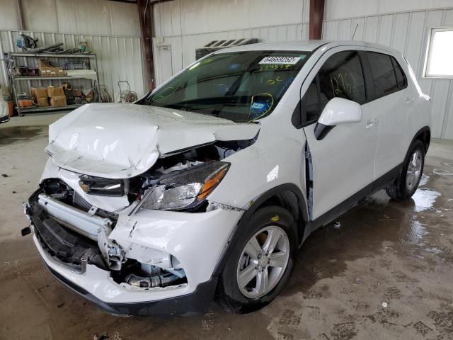 Photo 2 from auction – 2022 CHEVROLET TRAX LS with VIN KL7CJKSM4NB524539