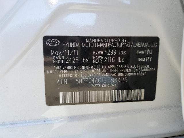 Photo 10 from auction – 2011 HYUNDAI SONATA with VIN 5NPEC4AC1BH300035