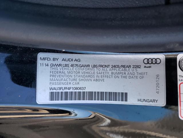 Photo 10 from auction – 2015 AUDI A3 PREMIUM with VIN WAU3FLFF4F1080637