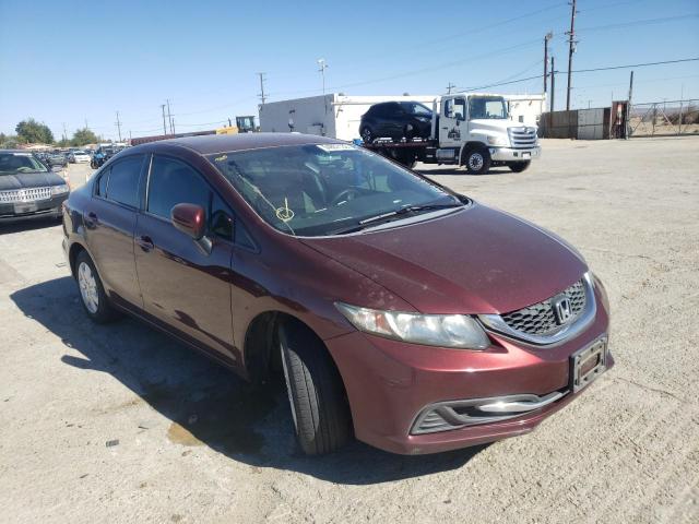 HONDA CIVIC LX 2015 with VIN 19XFB2F52FE238970 - Photo from auction