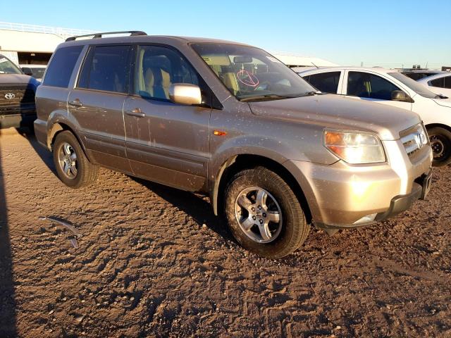 HONDA PILOT EX 2006 with VIN 5FNYF28776B025874 - Photo from auction