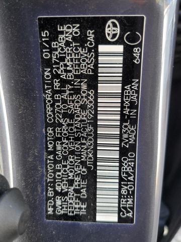 Photo 10 from auction – 2015 TOYOTA PRIUS with VIN JTDKN3DU3F1923066