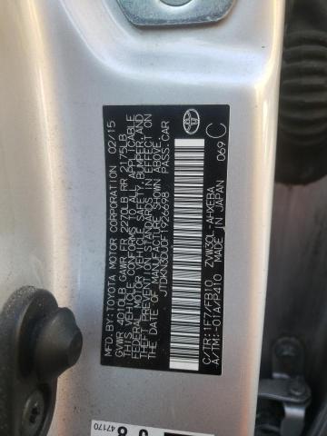 Photo 10 from auction – 2015 TOYOTA PRIUS with VIN JTDKN3DU0F1926698