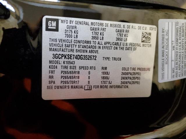 Photo 10 from auction – 2013 CHEVROLET SILVERADO with VIN 3GCPKSE74DG352672