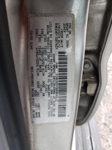 Photo 10 from auction – 2001 TOYOTA 4RUNNER SR with VIN JT3GN86R810203812