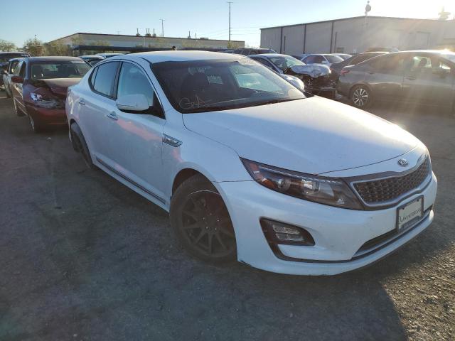 KIA OPTIMA HYB 2015 with VIN KNAGN4AD3F5083375 - Photo from auction