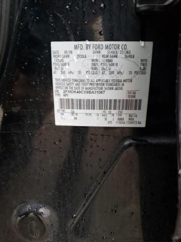 Photo 10 from auction – 2009 FORD EDGE LIMIT with VIN 2FMDK49CX9BA31067