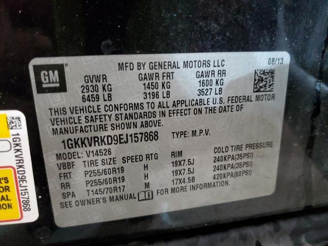 Photo 10 from auction – 2014 GMC ACADIA SLT with VIN 1GKKVRKD9EJ157868