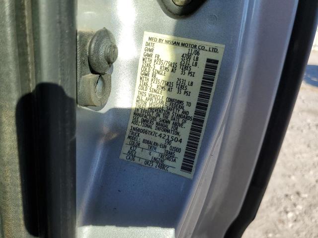 Photo 10 from auction – 2007 NISSAN FRONTIER K with VIN 1N6BD06TX7C421504
