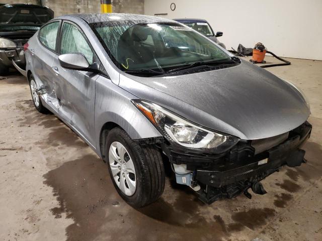 HYUNDAI ELANTRA SE 2016 with VIN 5NPDH4AE3GH697284 - Photo from auction