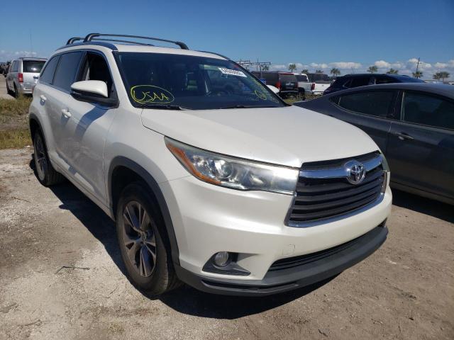 TOYOTA HIGHLANDER 2015 with VIN 5TDKKRFH9FS042855 - Photo from auction