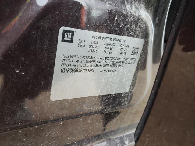 Photo 10 from auction – 2015 CHEVROLET CRUZE LT with VIN 1G1PC5SB4F7281083