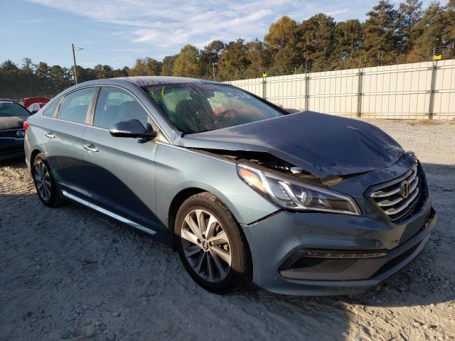 HYUNDAI SONATA 2015 with VIN 5NPE34AF0FH102143 - Photo from auction
